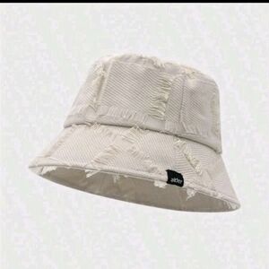 Retro Furred Checked Patchwork Hat Women's Stylish,Outdoor Sunshade (Bucket Hat)